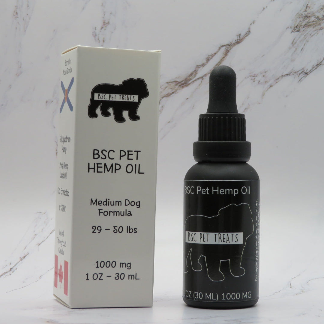 BSC Medium Dog Hemp Oil 1000mg