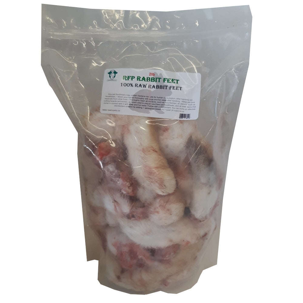 Rabbit Feet Raw (2lb)