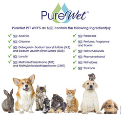 PureWet Pet Wipes