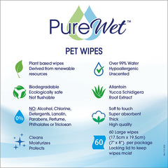 PureWet Pet Wipes