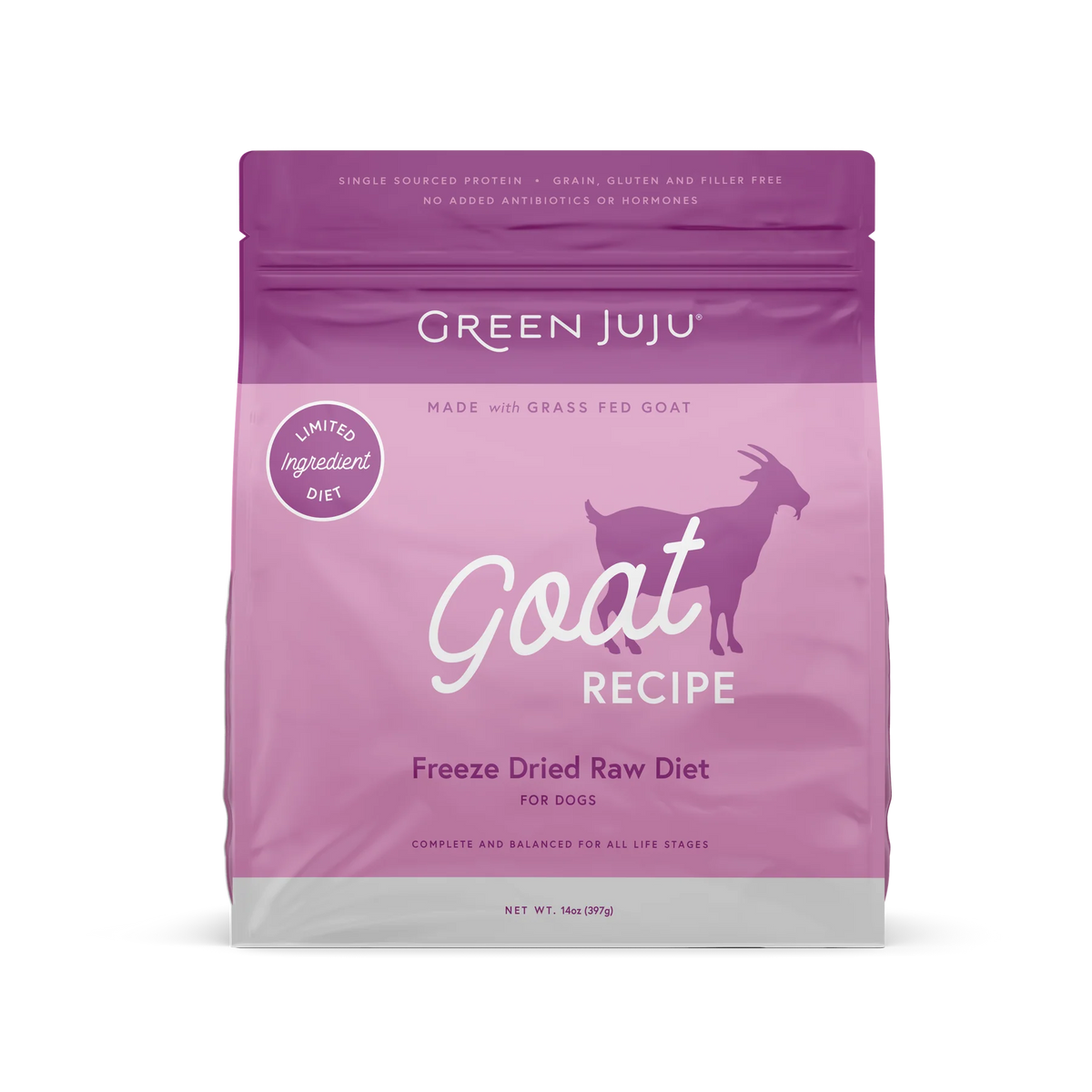 Green Juju Freeze Dried Raw Diet - Goat Recipe (397g)