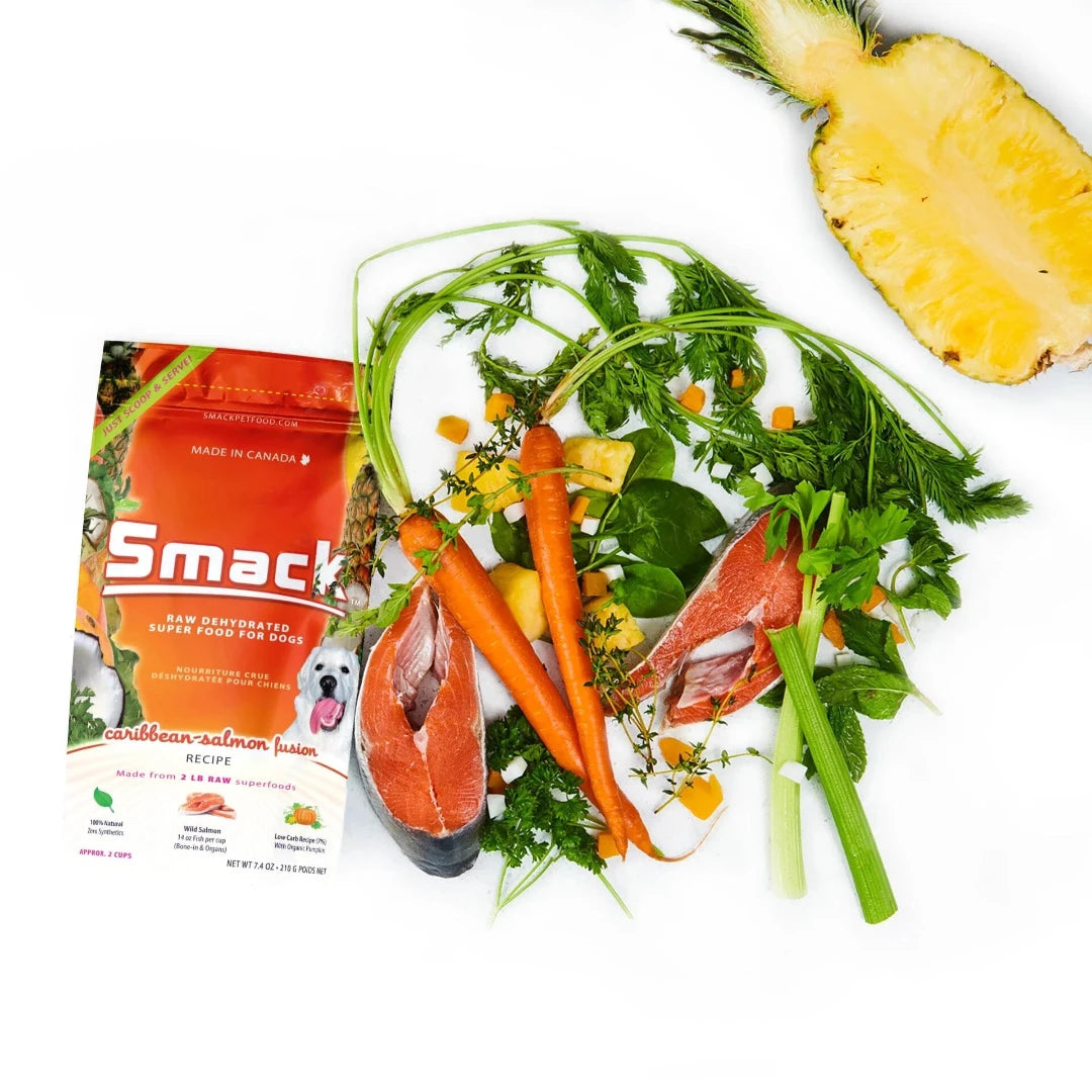 Smack Dehydrated Dog Food - Caribbean-Salmon Fusion