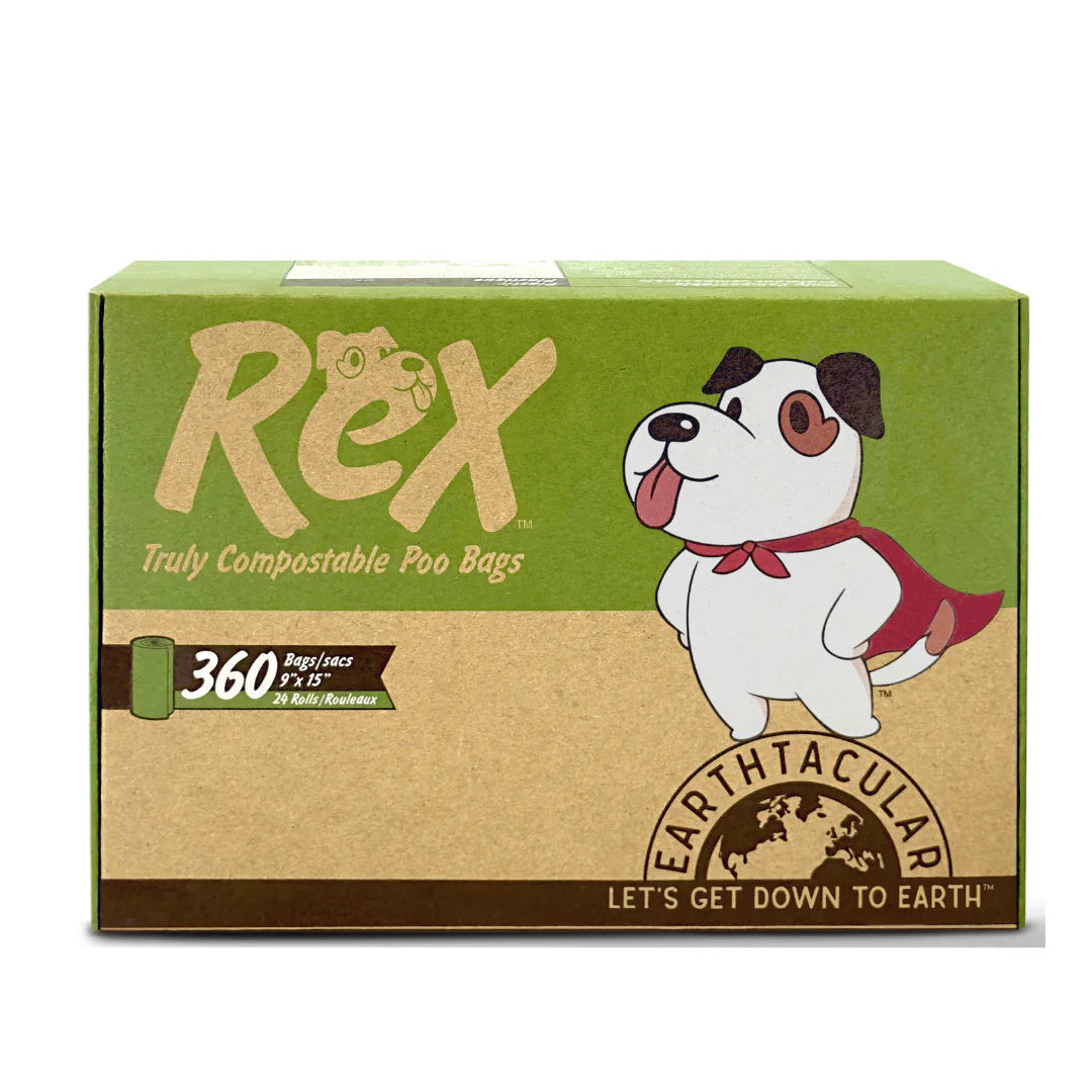 Compostable Bags REX Compostable 115 Extra Wide Kitty Dog Dog