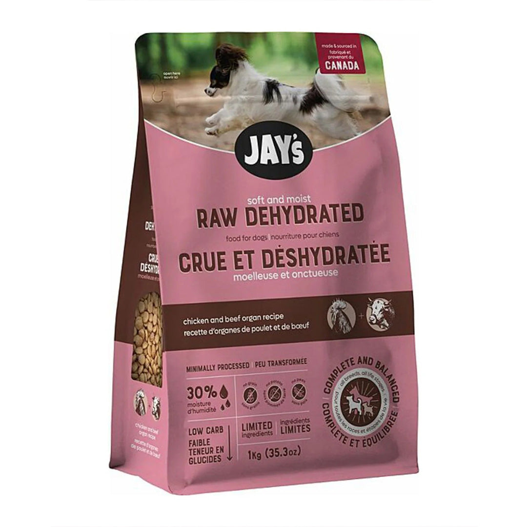 JAY's Raw Dehydrated Food - Chicken & Beef organ recipe