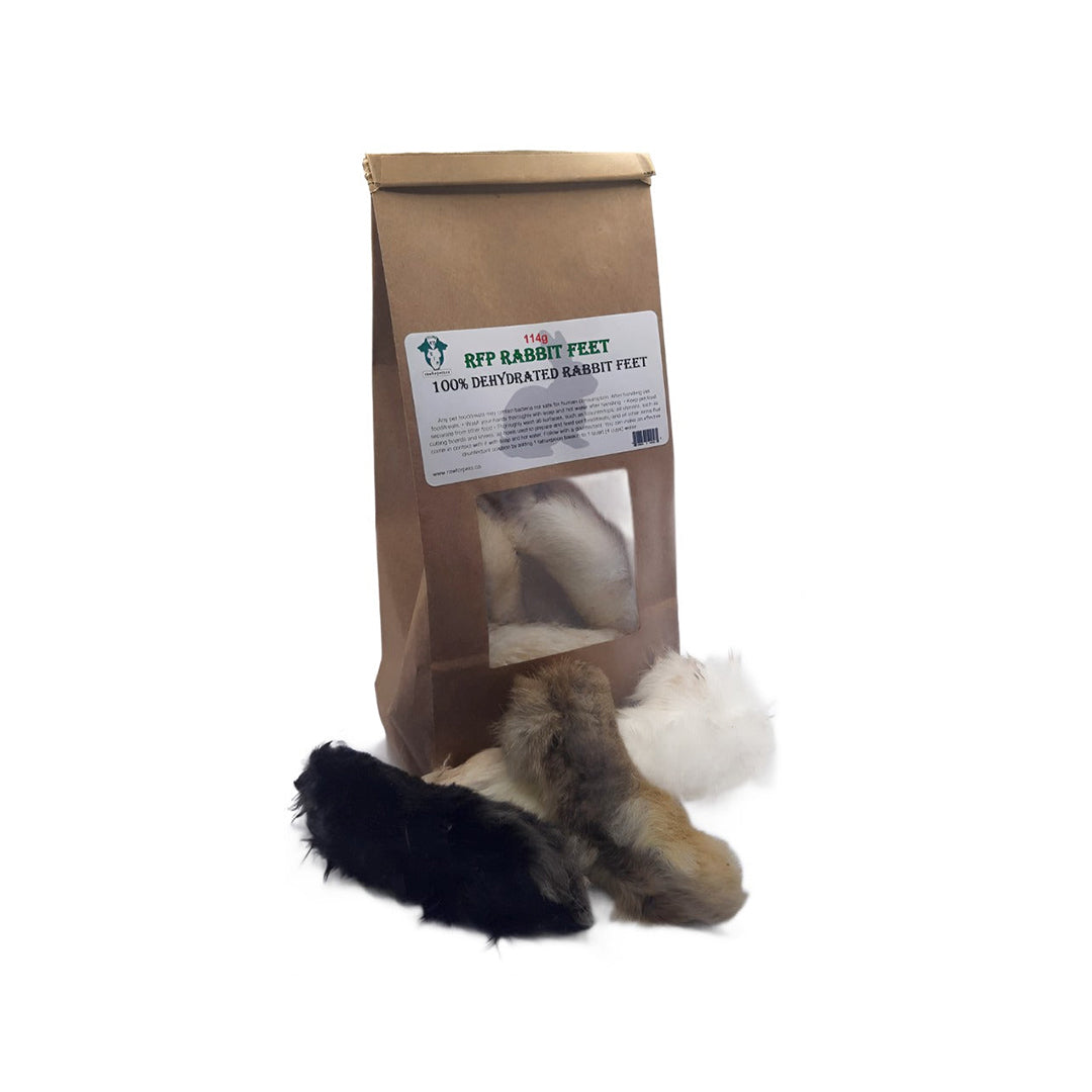Raw Rabbbit Foot Dehydrated Rabbit Feet - Thump Sticks