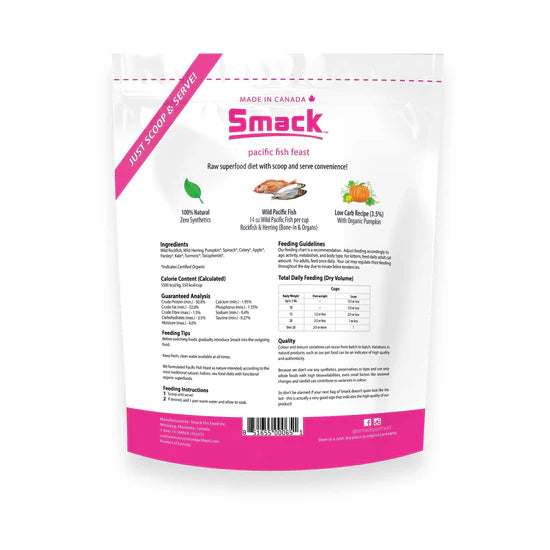 Smack Dehydrated Cat Food - Pacific Fish Feast