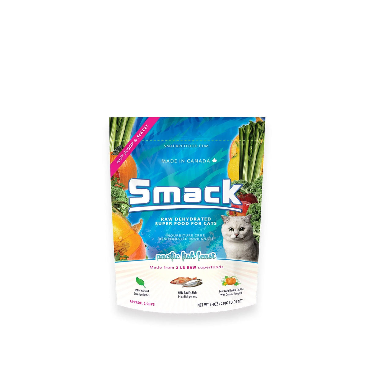 Smack Dehydrated Cat Food - Pacific Fish Feast