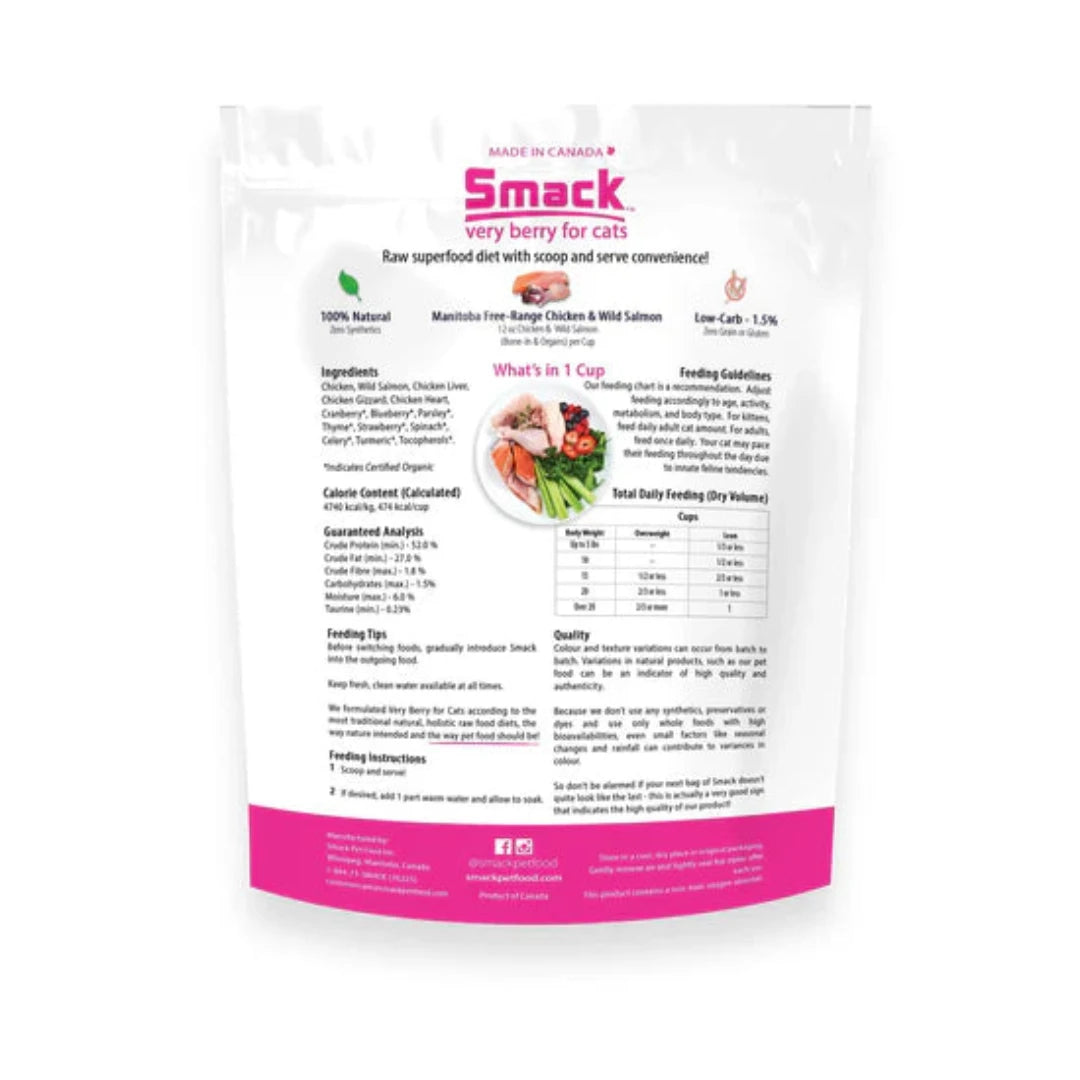 Smack Dehydrated Cat Food - Very Berry For Cats