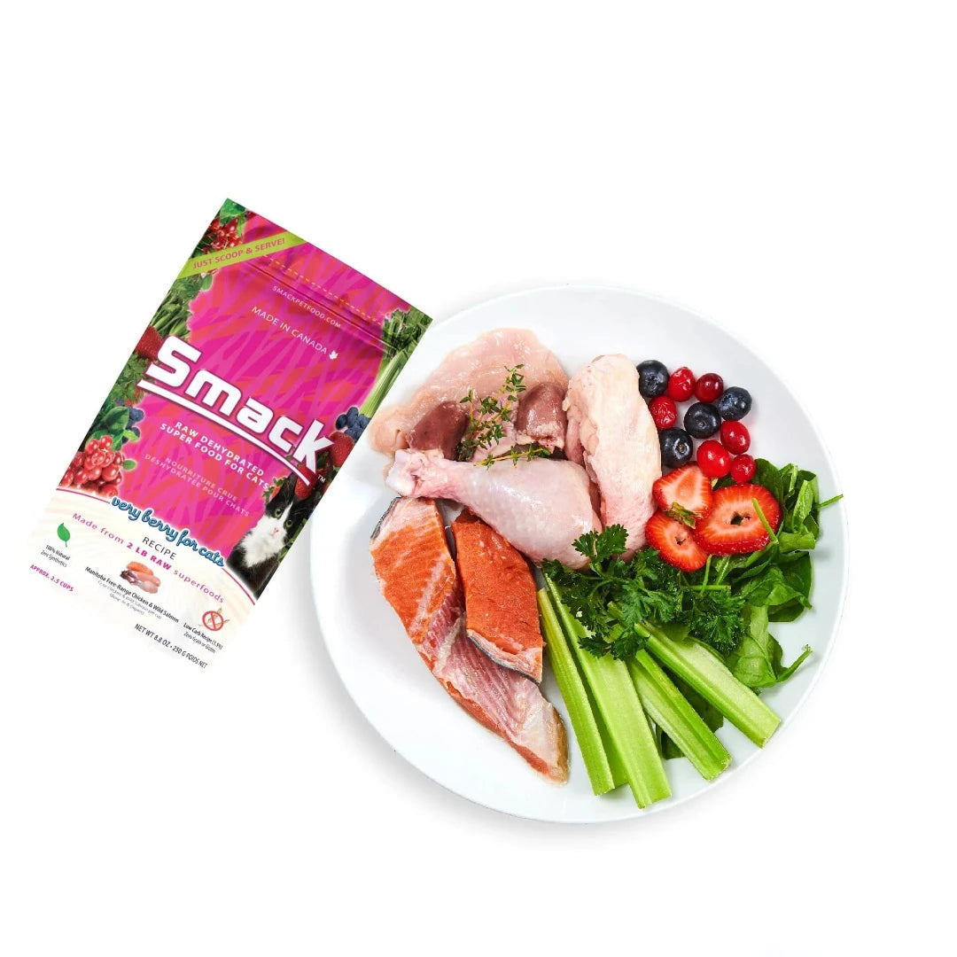 Smack Dehydrated Cat Food - Very Berry For Cats