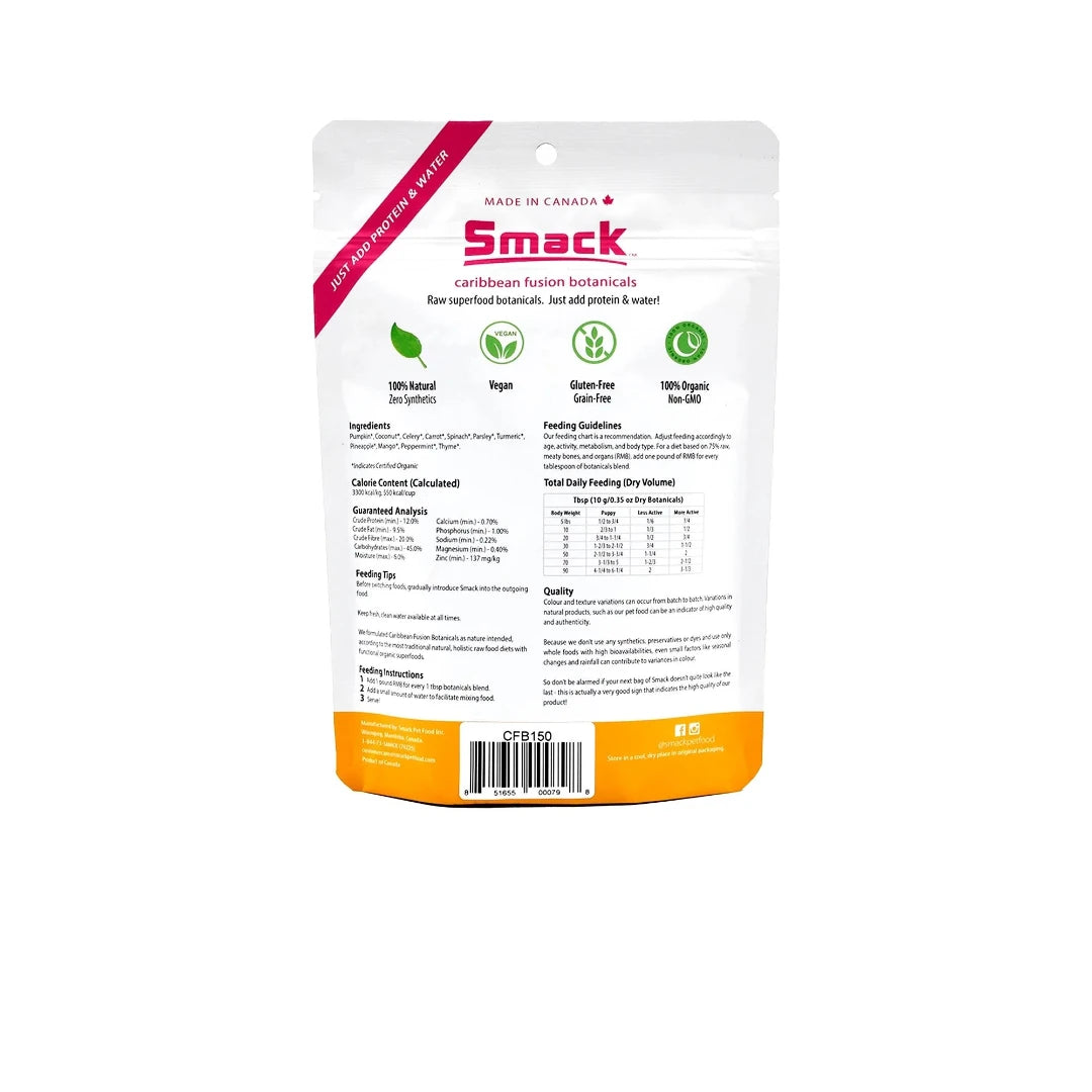 Smack Dehydrated Dog Botanicals - Caribbean Fusion